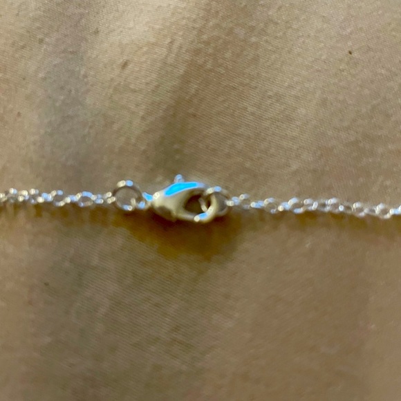 Silver heart ❤️ with lock and Key charm pendent - Picture 5 of 7